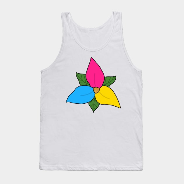 Pansexual pride flower Tank Top by Becky-Marie